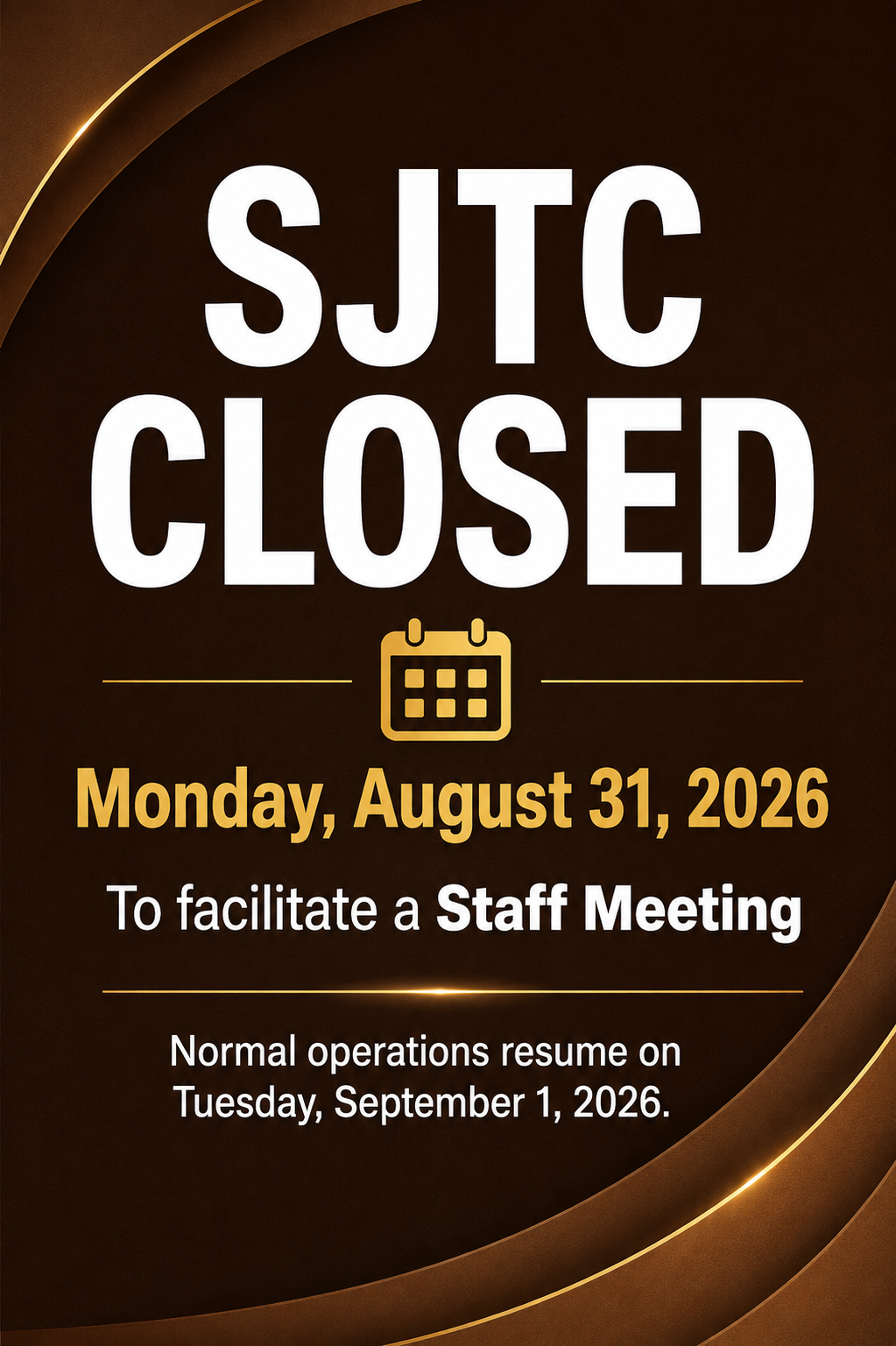SJTC Programmes Flyer